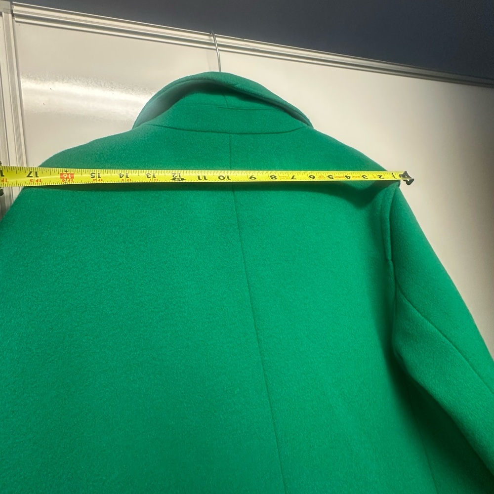 Maje Brand New Wool Coat, E.U Size : 42 or U.S size : XL . Beautiful green coat - Picture 10 of 10